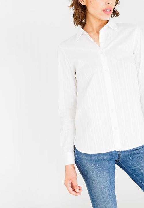 edit - Classic button down shirt - white 