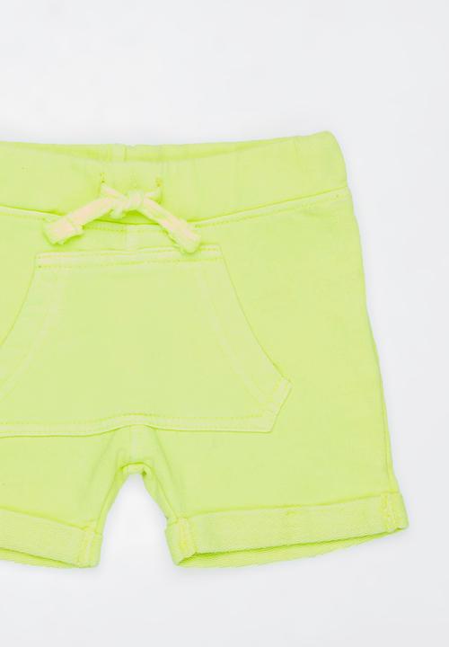 MINOTI - Holiday Washed Out Shorts Yellow