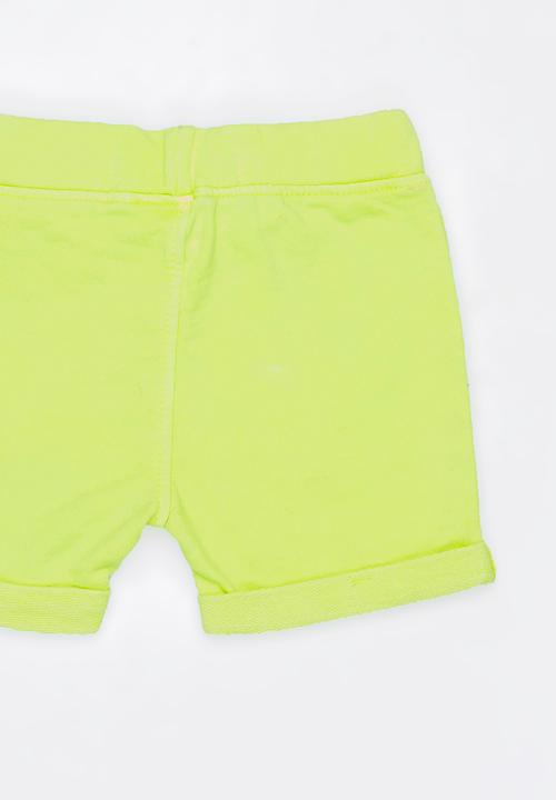 MINOTI - Holiday Washed Out Shorts Yellow
