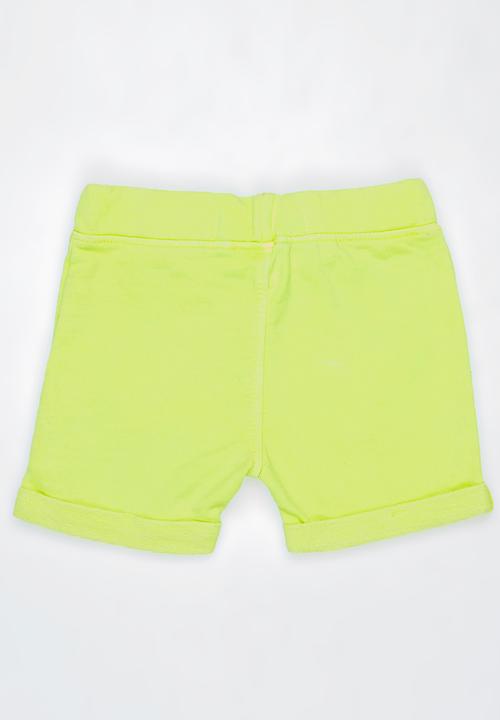MINOTI - Holiday Washed Out Shorts Yellow