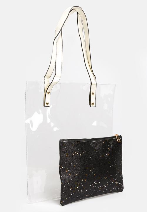 Joy Collectables - Transparent Shopper Bag Black