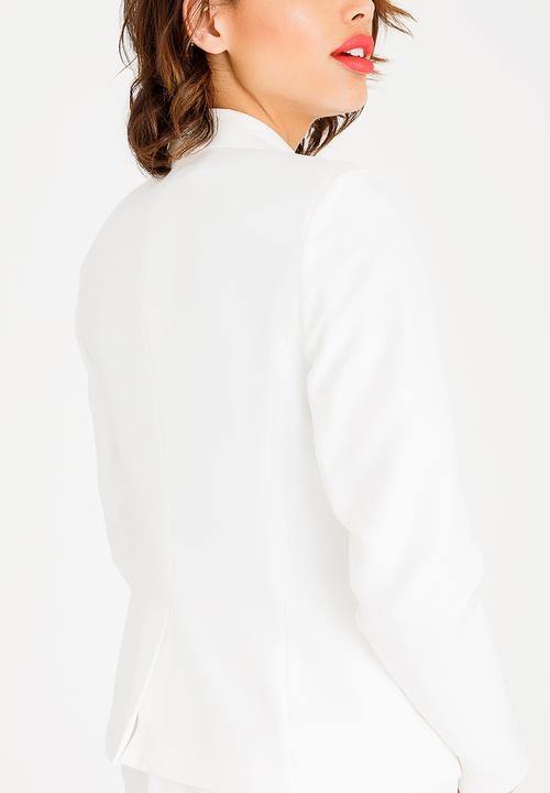 edit - Regular fit blazer - white