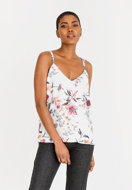 c(inch) - Strap Detail Cami White