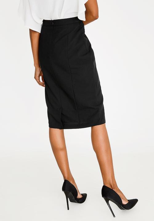 edit - Pencil skirt - black