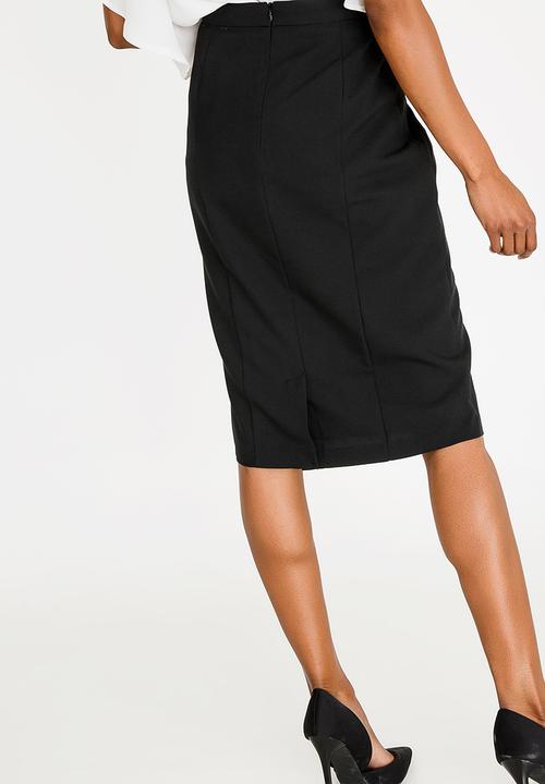 edit - Pencil skirt - black