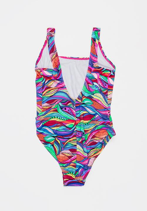 Sun Things - Rainbow Geo One Piece Multi-colour