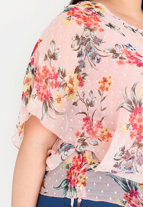 edit Plus - Tie detail blouse - pink