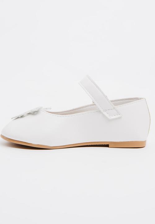 Pop Candy - Printed Butterfly Pump White