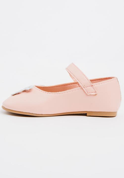 Pop Candy - Printed Butterfly Pump Mid Pink