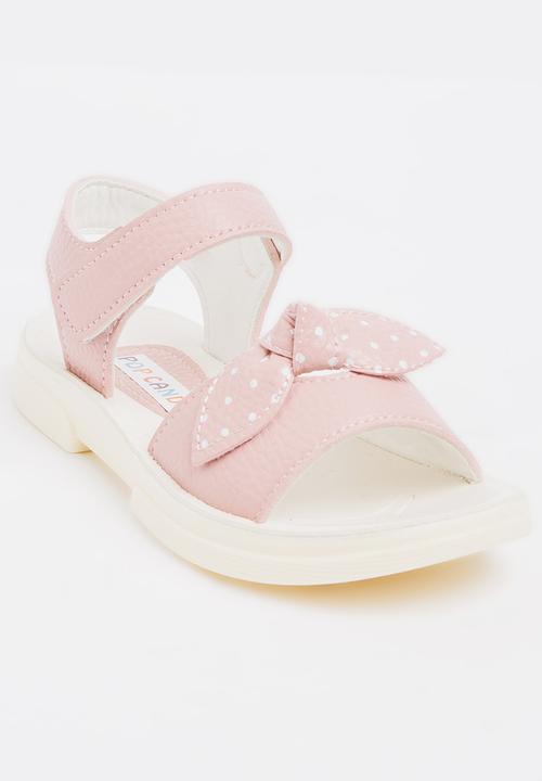 Pop Candy - Bow Detailed Sandal Pale Pink