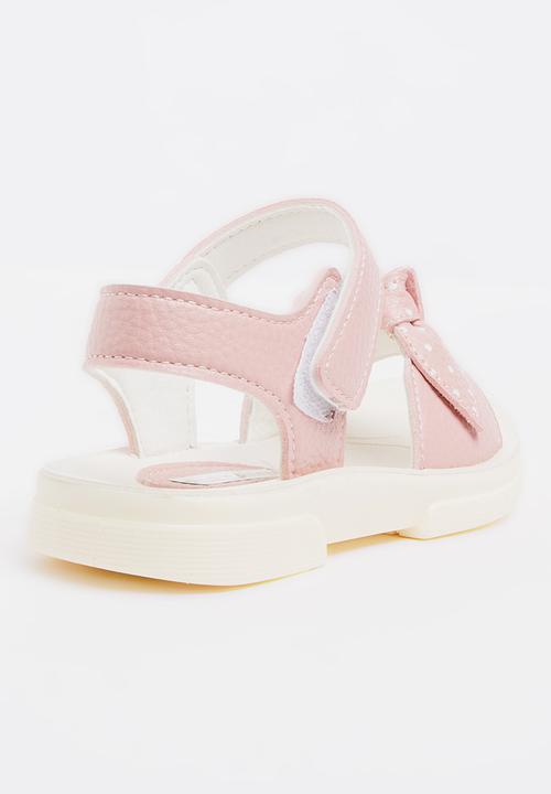 Pop Candy - Bow Detailed Sandal Pale Pink