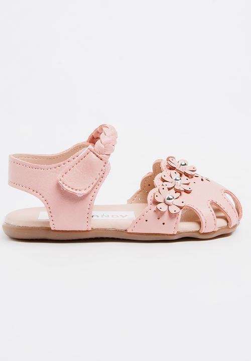 Pop Candy - Flower Detailed Sandal Mid Pink