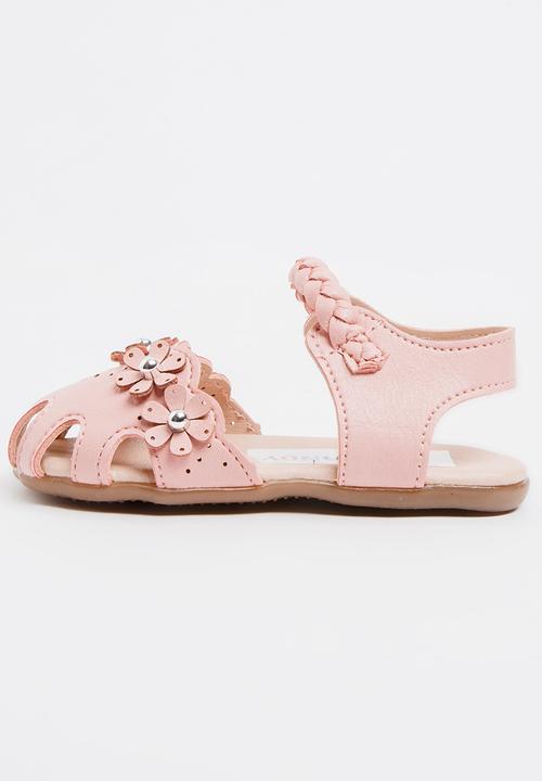 Pop Candy - Flower Detailed Sandal Mid Pink