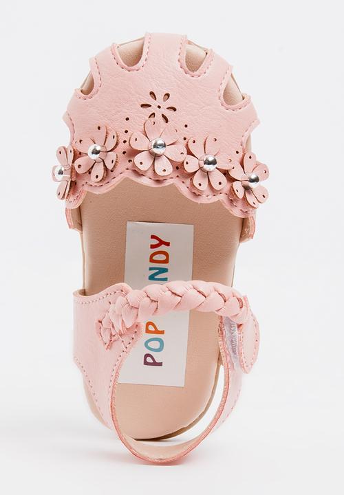 Pop Candy - Flower Detailed Sandal Mid Pink