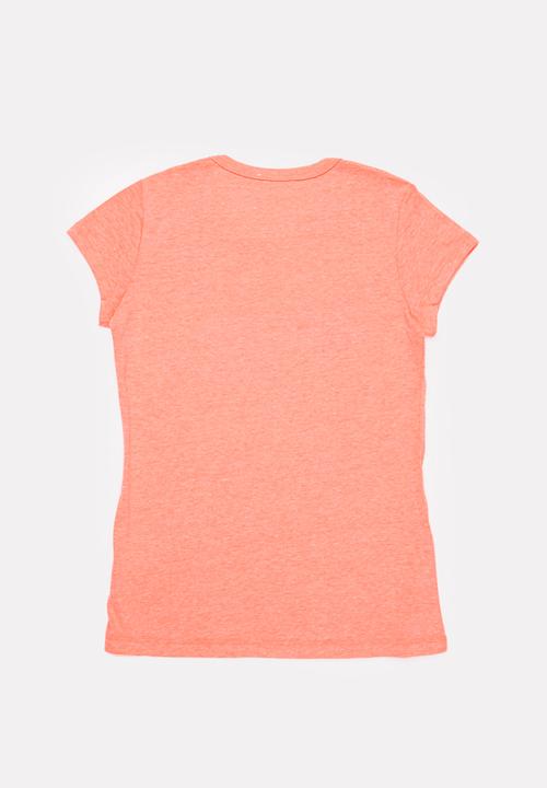 Pop Candy - Printed tee - coral