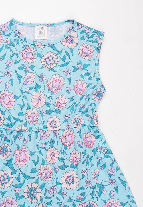 Rip Curl - Mini summer land dress - blue & pink 
