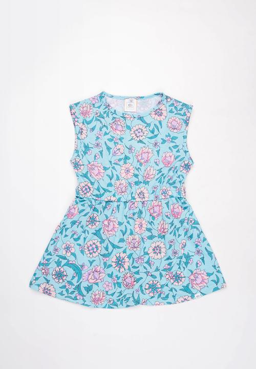 Rip Curl - Mini summer land dress - blue & pink 