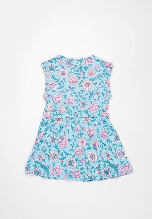 Rip Curl - Mini summer land dress - blue & pink 