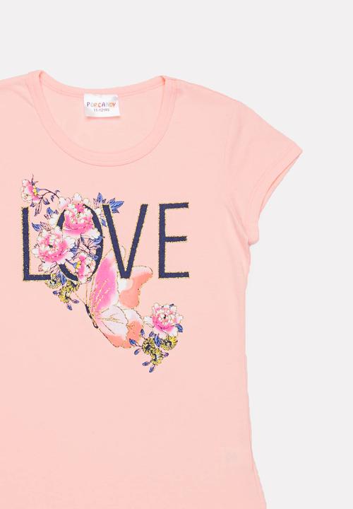 Pop Candy - Printed tee - pink