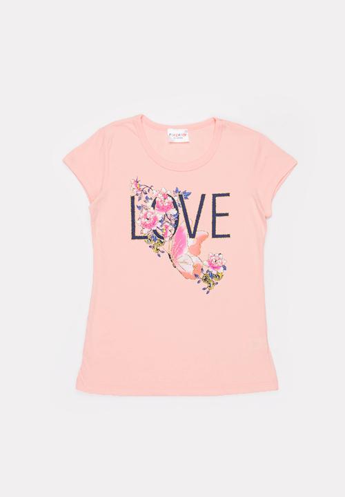 Pop Candy - Printed tee - pink