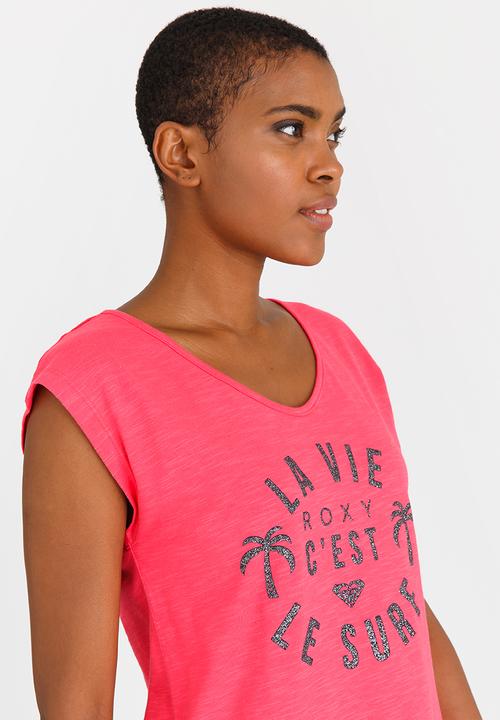 Roxy - Pop Surf Tee Mid Pink