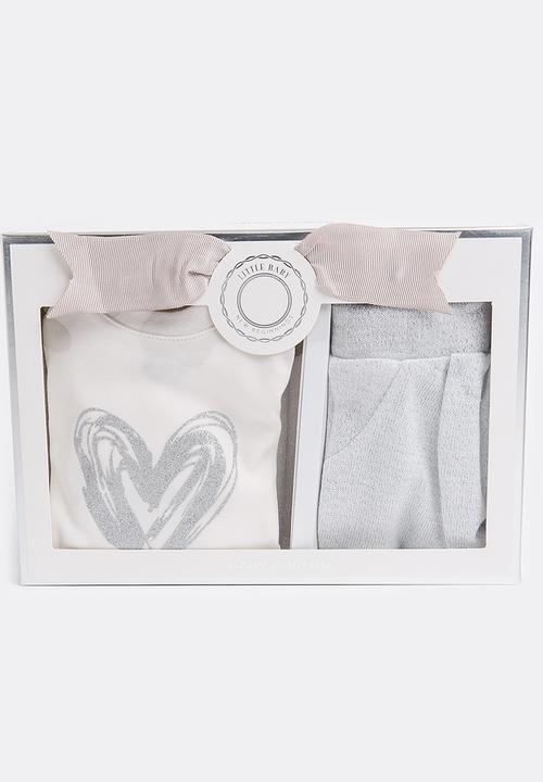Baby Corner - Girls Harem Pants Set Silver