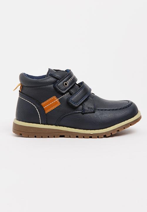 Jumbo - Velcro Strap Boot Navy