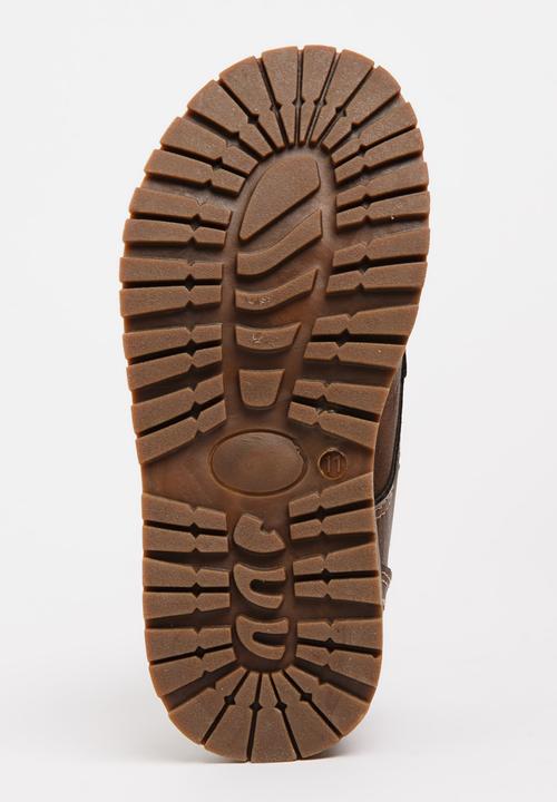 Jumbo - Velcro Strap Boot Brown