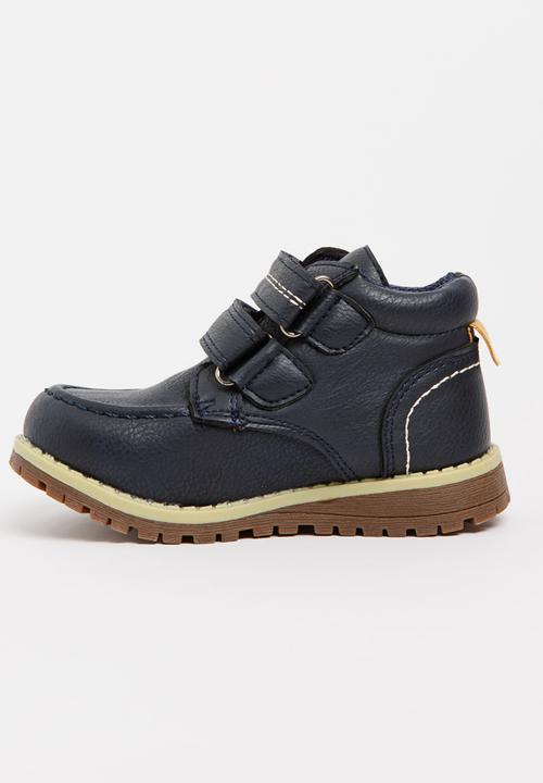 Jumbo - Velcro strap boot - navy