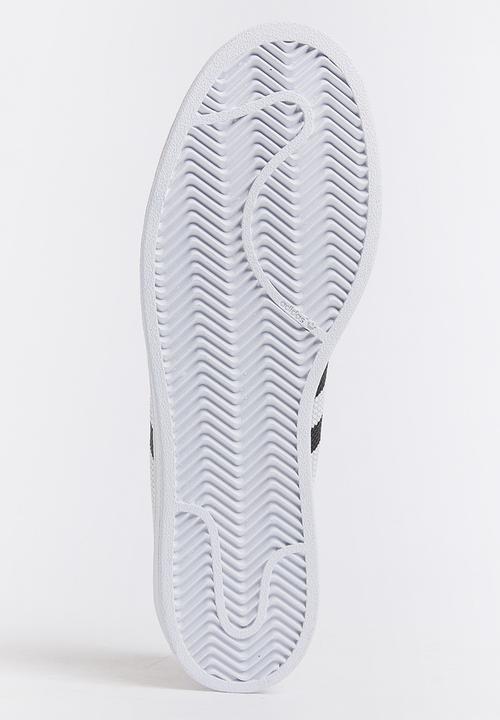 adidas Originals - Adidas Superstar 2 Tone Knit Sneakers White