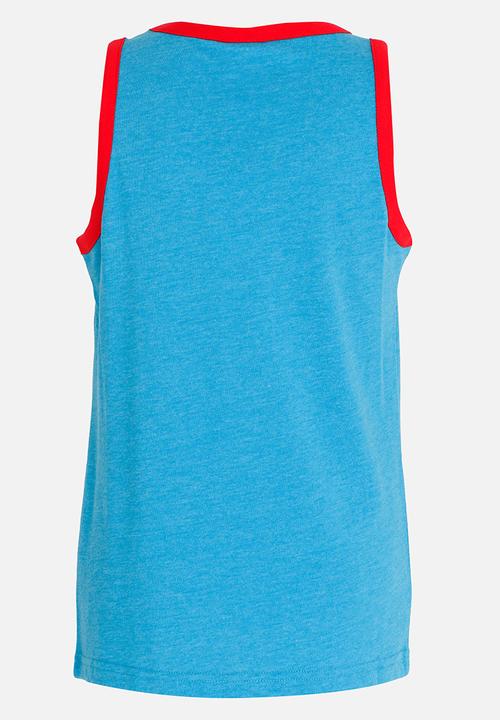 adidas Performance - Boys Box Tank Mid Blue