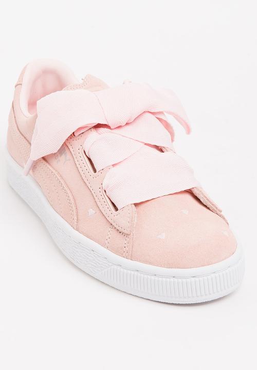 PUMA - Puma Suede Heart Valentine Sneaker Pearl