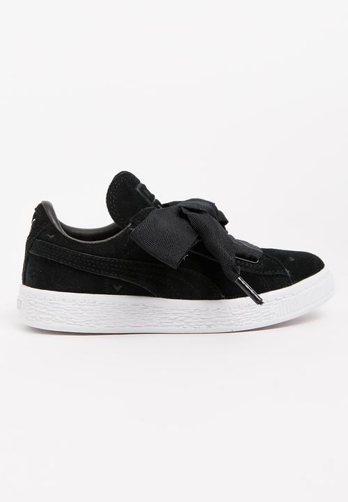 PUMA - Puma Suede Heart Valentine PS Sneaker Black