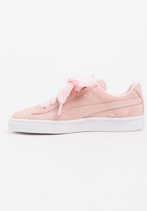 PUMA - Puma Suede Heart Valentine Sneaker Pearl
