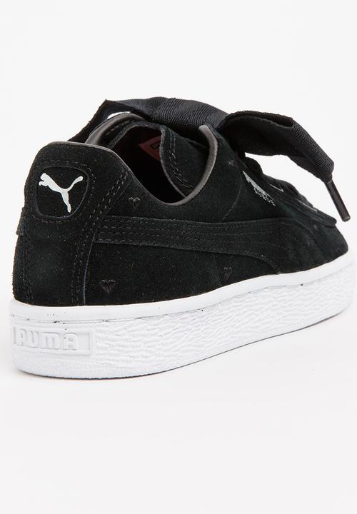 PUMA - Puma Suede Heart Valentine Sneaker Black