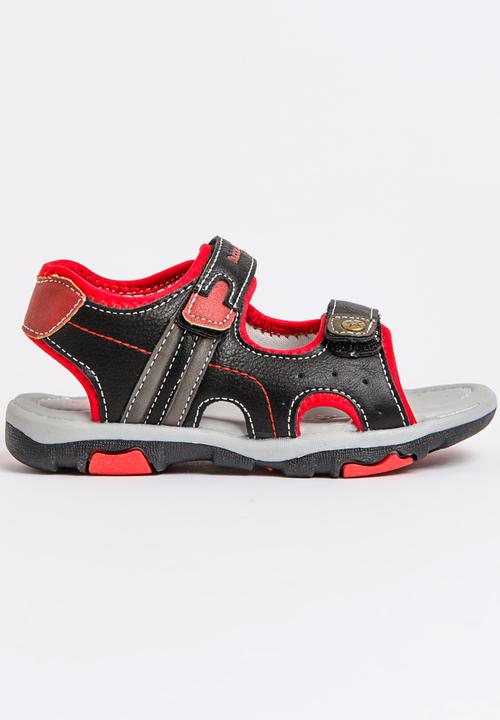 Bubblegummers - Velcro Sandals Black