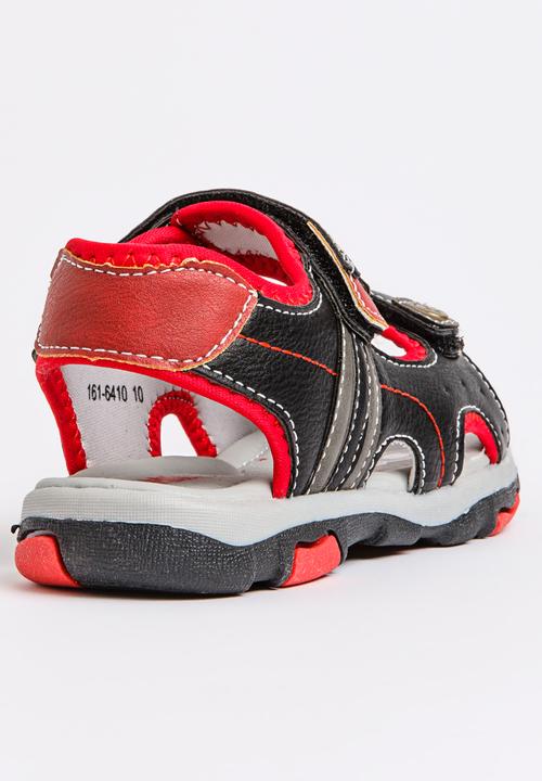 Bubblegummers - Velcro Sandals Black