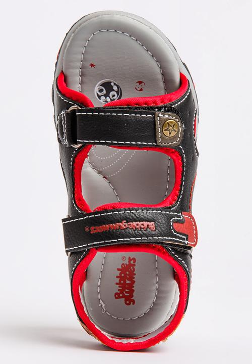 Bubblegummers - Velcro Sandals Black