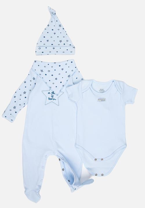 Baby Corner - Boys  4 Piece Star Set Blue