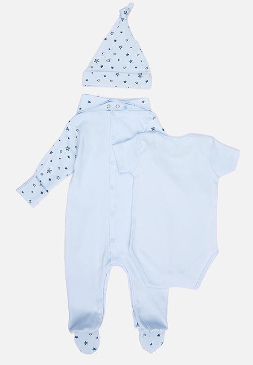 Baby Corner - Boys  4 Piece Star Set Blue