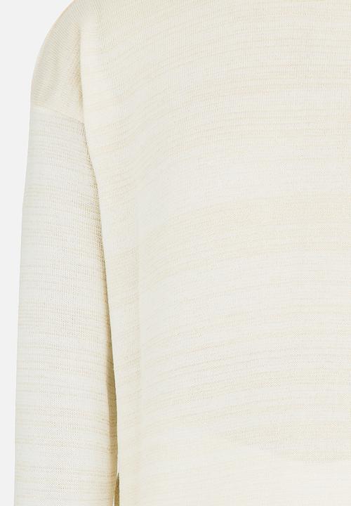Rebel Republic - Slouch Jersey with Dropped Sleeves Milk