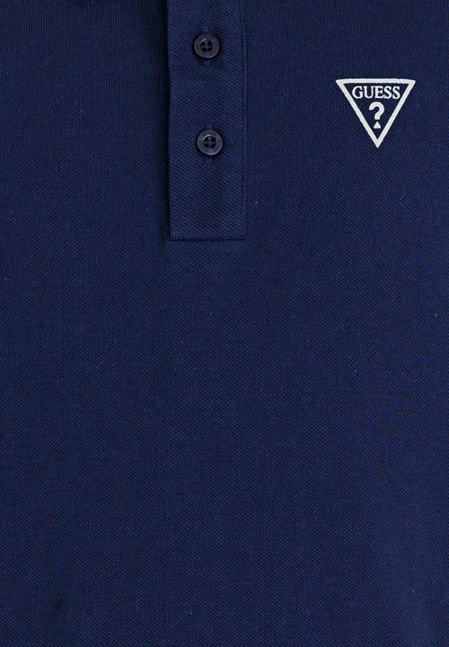 GUESS - Contrast Polo Blue