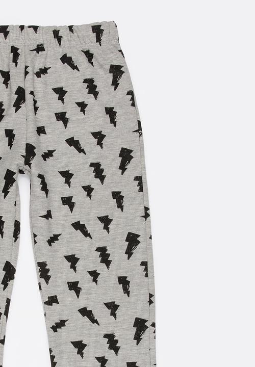 Soobe - Boys Printed Joggers Grey