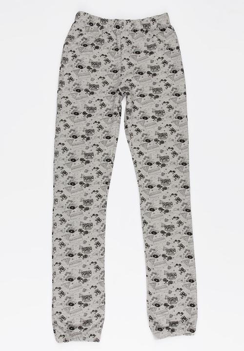 Soobe - Boys Printed Joggers Grey