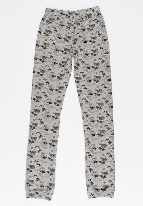 Soobe - Boys Printed Joggers Grey