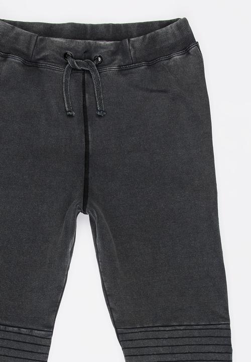 Name It - Boys Brushed Sweat Pants Black