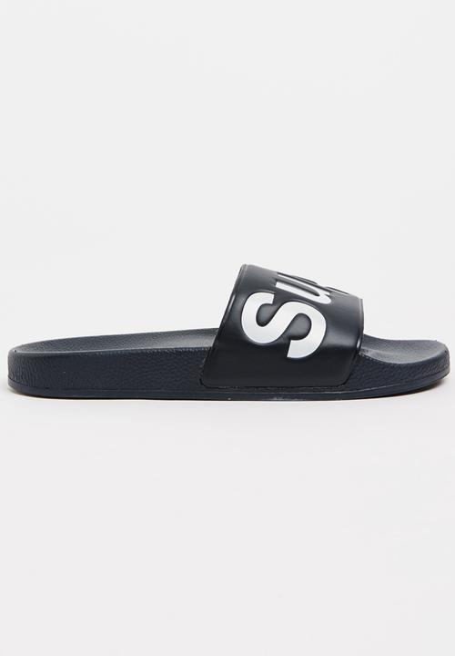 SUPERGA - Superga Slides Navy & White