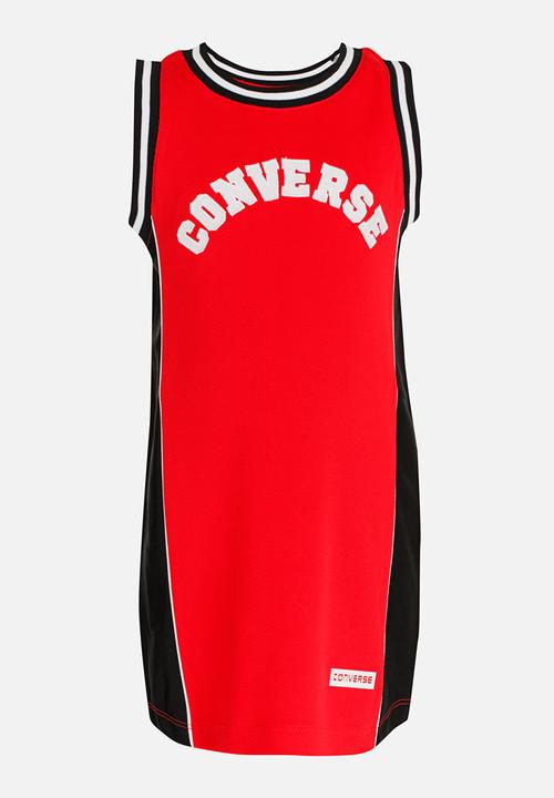 Converse - Converse Wordmark Shadow Dress Red