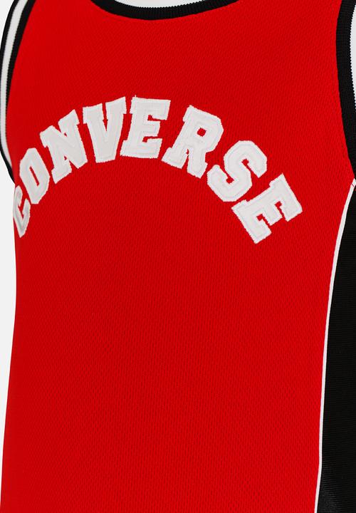 Converse - Converse Wordmark Shadow Dress Red