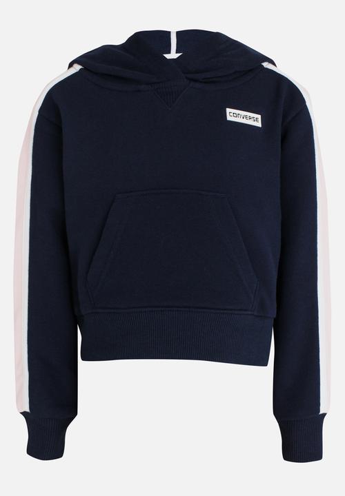 Converse - Converse Retro Trim Cropped Jacket Navy